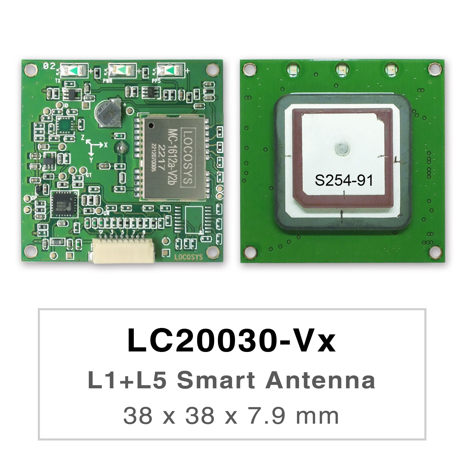Продукты серии LC2003x-Vx представляют собой высокопроизводительные двухдиапазонные модули GNSS с умной антенной, включая встроенную антенну и схемы приемника GNSS, разработанные для широкого спектра приложений OEM.